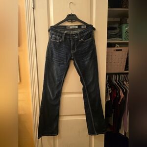 Bke Aiden Dark Wash Jeans Sz 25 Reg